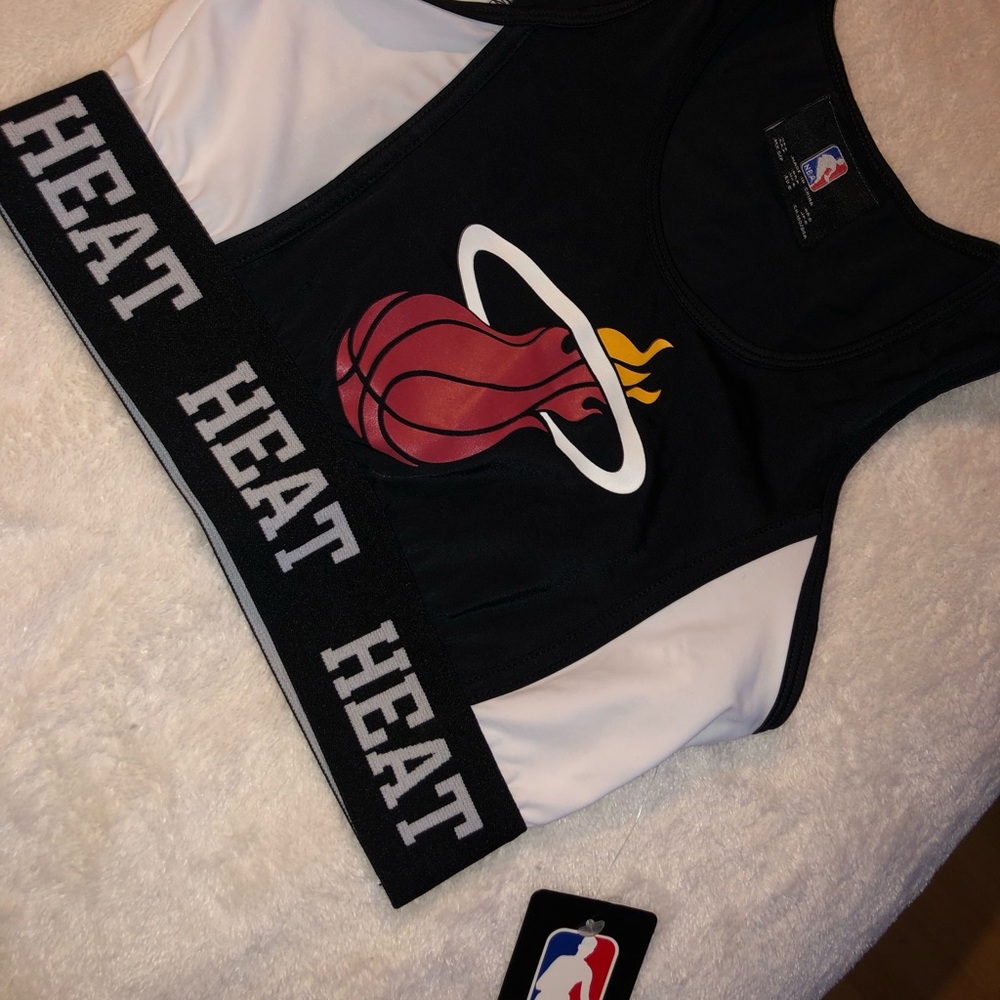Miami heat Sports bra